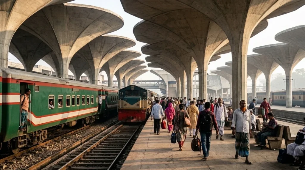কমলাপুর রেলওয়ে স্টেশন সুযোগ-সুবিধা ও ছবি