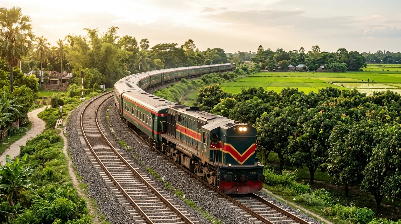 সিল্কসিটি এক্সপ্রেস ট্রেনের সময়সূচী ও ছবি