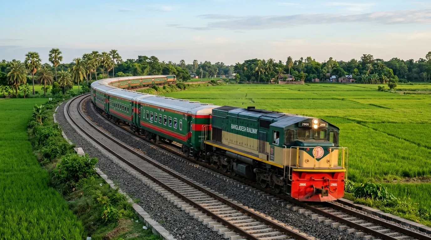 সোনার বাংলা এক্সপ্রেস ট্রেনের ছবি ও সময়সূচী